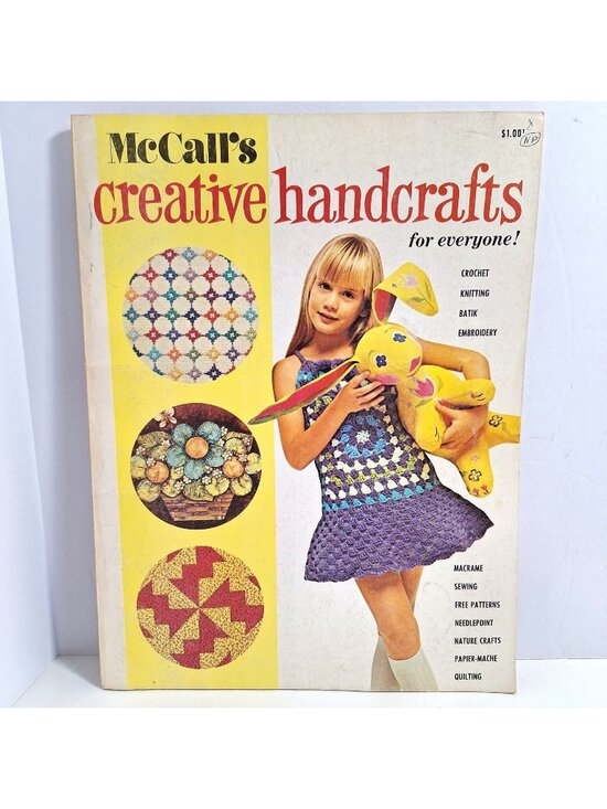 McCall’s Other - McCalls Creative Handcrafts 1972 Vol 4 Crochet Knitting Vintage Patterns